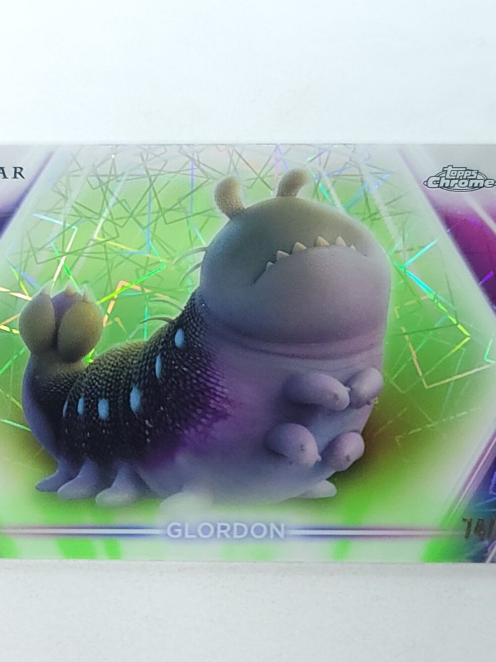 Glordon Topps 2026 Disney Chrome Neon Green Limited 74/99